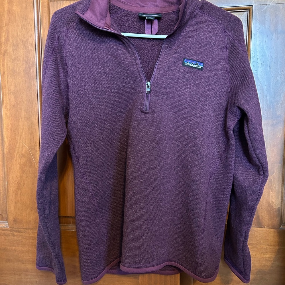 Patagonia Maroon Fleece Quarter-Zip